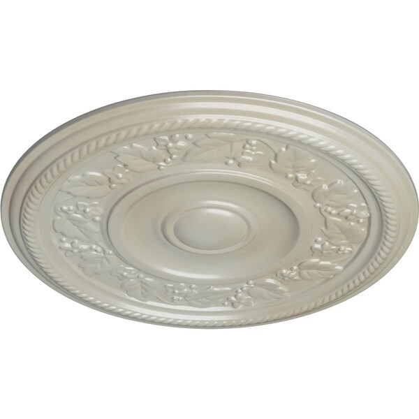 Tyrone Ceiling Medallion (Fits Canopies Up To 6 3/4), Hand-Painted Flash Blue, 16 1/8OD X 3/4P